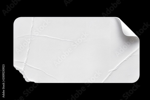White Sticker