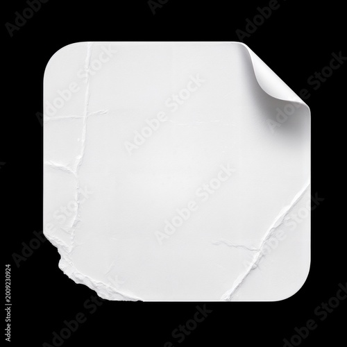 White Sticker