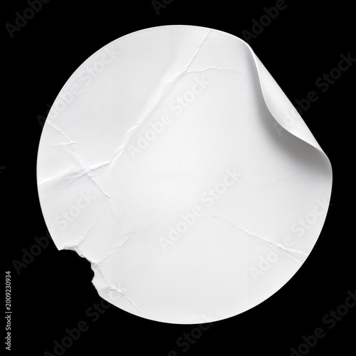 White Sticker
