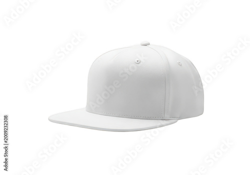 Minimalist white fabric storage dome lid with handle isolated on transparent background