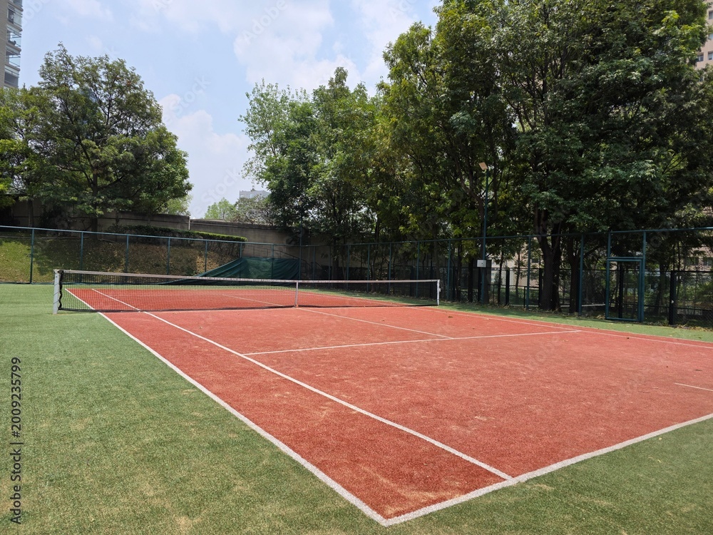 Fototapeta premium empty tennis court