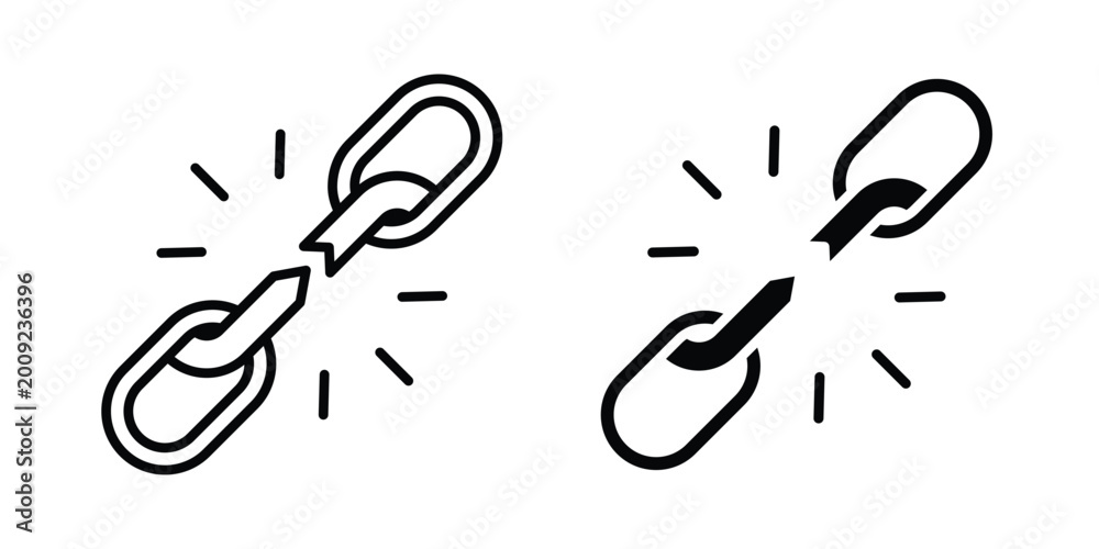 Fototapeta premium Weakness icon vector illustration. Editable black icons. EPS 10
