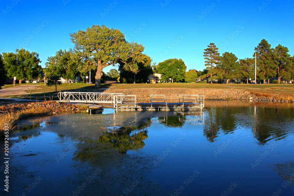 Fototapeta premium Gothenburg Nebraska Lake Scenery