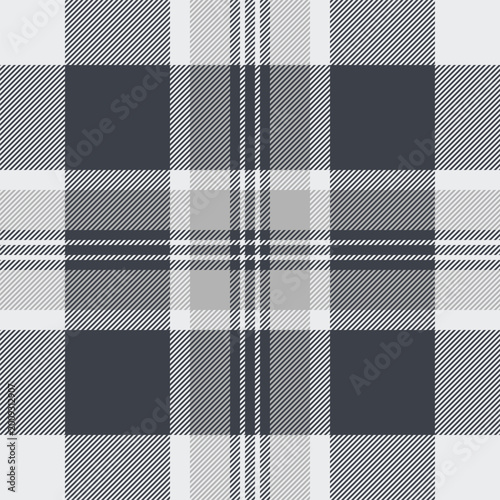Up fabric textile seamless, stripe plaid texture check. Canadian background vector pattern tartan in dark and white colors.