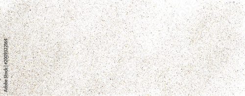 Close up fine desert sand flying isolated on white, background and texture, clipping path, design element, macro
