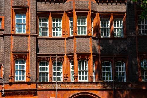 Bilde på lerret French Protestant Church Of London, British Queen Anne Revival Building, Soho Sq