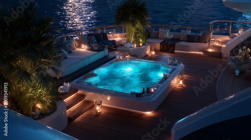 Jacuzzi Night Elegance