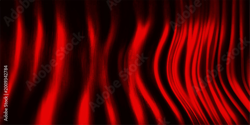 Obraz na plátne elegant red curtain create a dramatic backdrop, perfect for adding a touch of sophistication and glamour