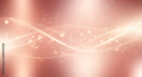 Abstract Defocused Glowing Light Trails on Pink Background