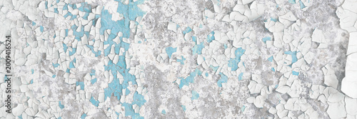 Bild auf Leinwand Peeling paint on the wall