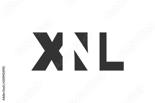 Free Download XNL logo design. Initial letter X N L bold font style for tech startups, consulting, corporate branding. Creative company name, headlines typography identity, trendy logotype. - GFXLoad
