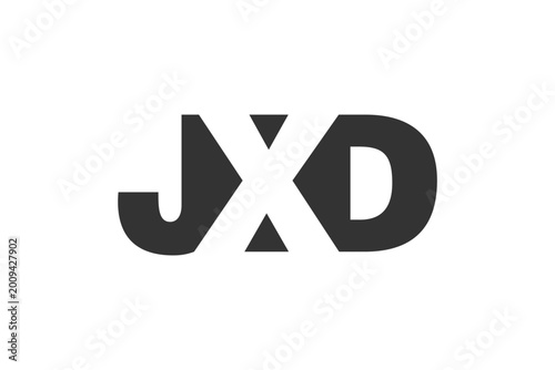 Schilderij op canvas JXD logo design
