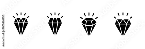 Photos Diamond icon symbol for apps and websites