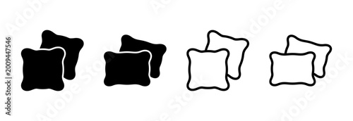 Photos Pillow icon symbol for apps and websites