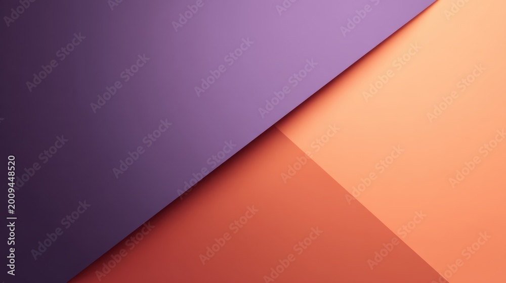 Naklejka premium Abstract geometric composition with vibrant colors and sharp angles creating a modern and artistic background for creative projects