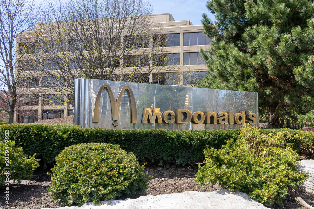 Fototapeta premium Toronto, Ontario, Canada - April 26, 2026: McDonald's Canada head office in Toronto, Canada