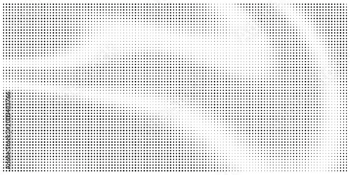 Abstract halftone dot grid pattern background with black and white screen printing halftone abstract background monochrome