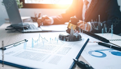 Financial regulation and tax compliance concept showing tax document, VAT, transaction flow, and financial auditing in modern financial system Marrow