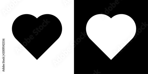Heart icon representing love, favorite, romance, care, and social appreciation for apps and digital platforms.