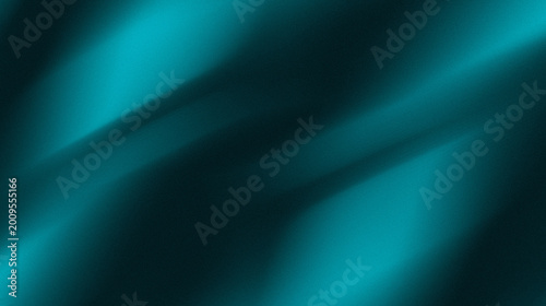 Fényképezés Deep Petroleum background (black green) with a very smooth waveform, resembling
