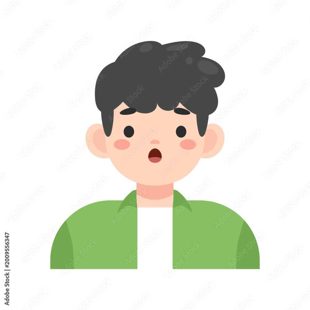Obraz premium Human Emotion Character Illustration