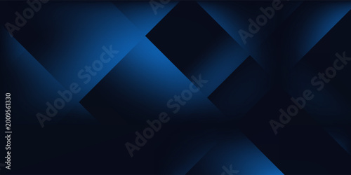 Blue design black abstract background geometry shine and layer element vector for presentation abstract simple