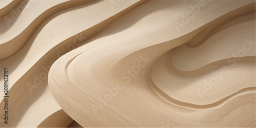Tableau sur toile A brown oak wood texture background featuring a natural grain design that mimics