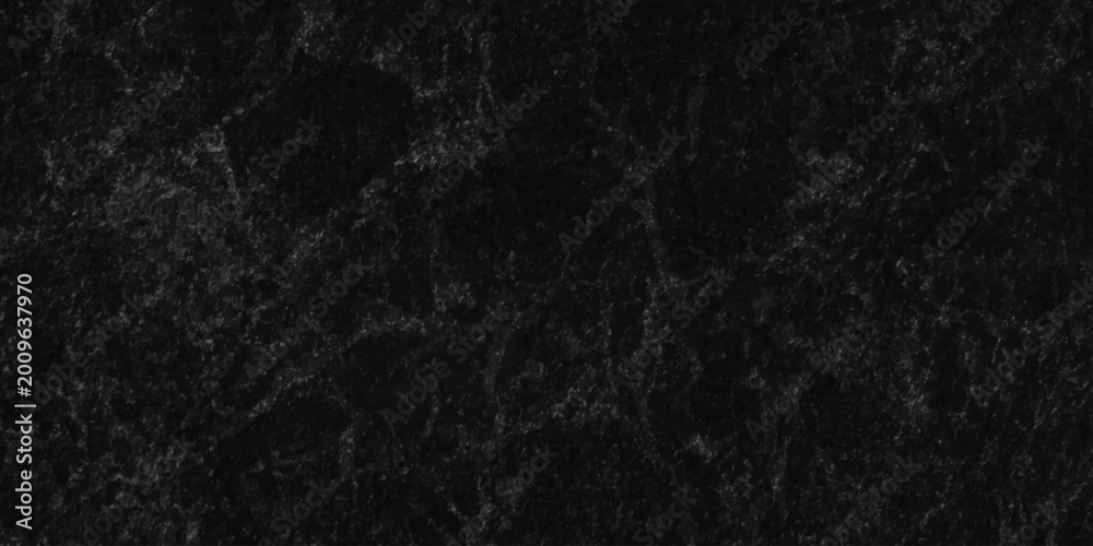 Fototapeta premium Dark charcoal grunge wall texture background. Dark black rough grunge surface with smoke edge. Black texture chalk board and black board.