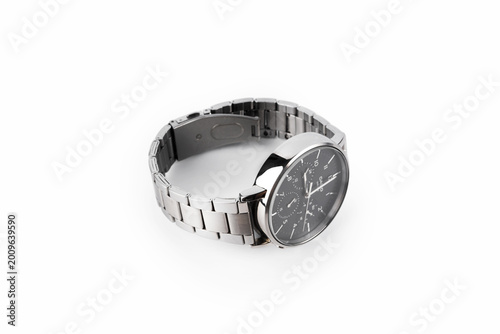 Foto Luxury watch isolated on white background