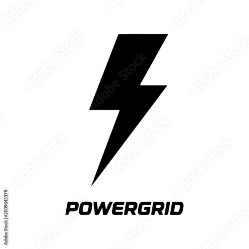 Energy brand PowerGrid electric bolt concept bold power industry identity Vector illustration Free Download Energy brand PowerGrid electric bolt concept bold power industry identity Vector illustration - GFXLoad