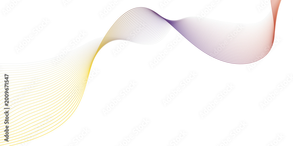 Fototapeta premium Luxury Gold and Purple Abstract Wave Mesh Background with Smooth Gradient Flow for Elegant Design.
