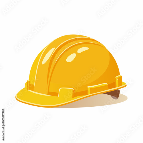 Yellow Hard Hat Illustration