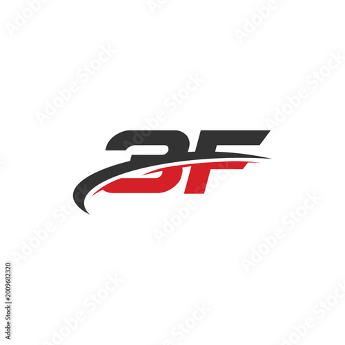 Logo background template design line letter 3F monogram very luxurious and beautiful, unique creative for brand personality and other company needs