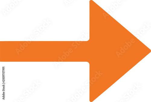 Orange arrow icon pointing to the right