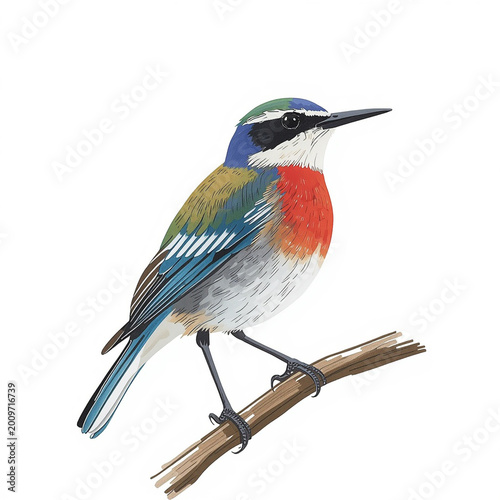 Colorful Migratory Bird Illustration for World Migratory Bird Day