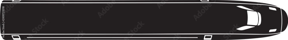 Obraz premium Pen, black, vector illustration, office supply, writing instrument, graphic design element