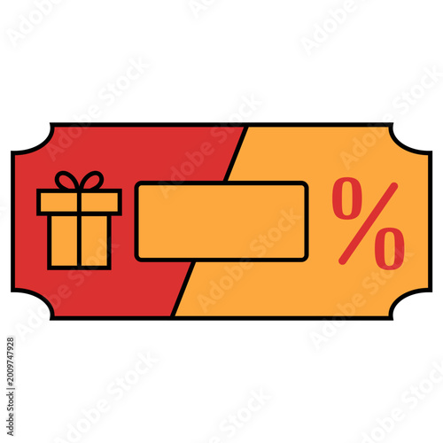 Gift Voucher Discount Coupon Icon