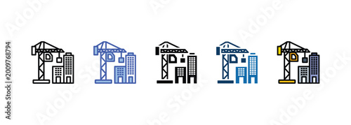 Slika na platnu Construction
