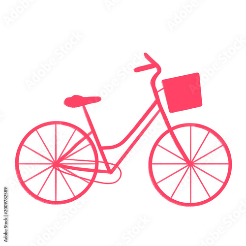 Bicycle isolated