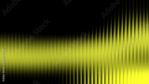 Foto Glowing lemon yellow, gold, and canary gradient backdrop featuring vertical glass ridges and flawless texture for tech presentation mockups