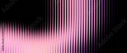 Obraz na płótnie Vertical ribbed glass gradient in blush pink, lilac, and lavender tones featuring grainy texture over abstract background for media website banners