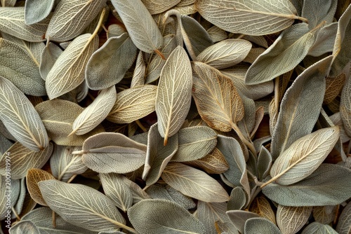 Salvia texture background, salvia divinorum pattern, sage leaves banner, aromatic herbs and greens mockup