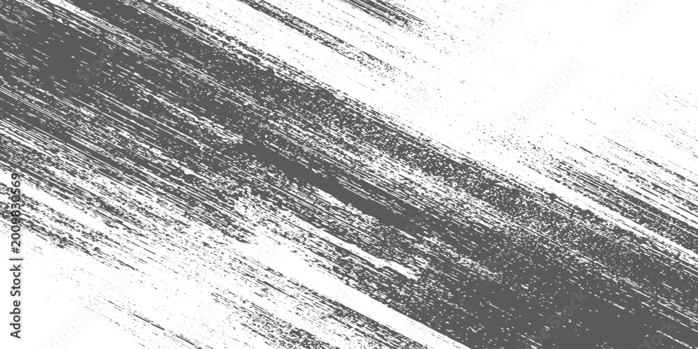 Obraz premium Abstract grunge texture background with diagonal scratch marks and distressed lines on a gray surface, rough worn metal or concrete texture, monochrome minimal design, high-detail scratches vector.