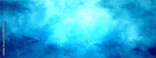 Tablou pe pânză Vector Celestial  dreamscape of luminous gradients, soft-focus azure and cerulean hues, capturing ephemeral beauty of airy clouds and tranquil atmosphere