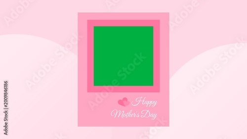 Pink Retro Handheld Gaming Device with Green Screen Mockup.