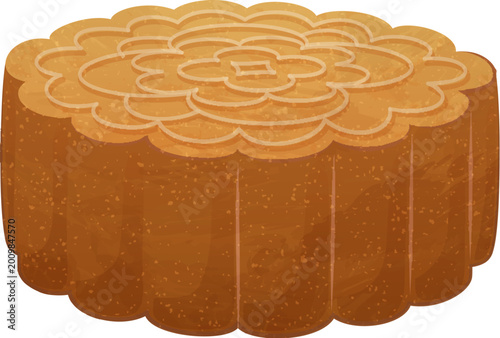 Konstfotografi Side view of moon cake