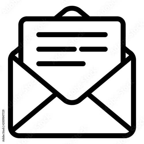 Bild auf Leinwand Invitation Icon
