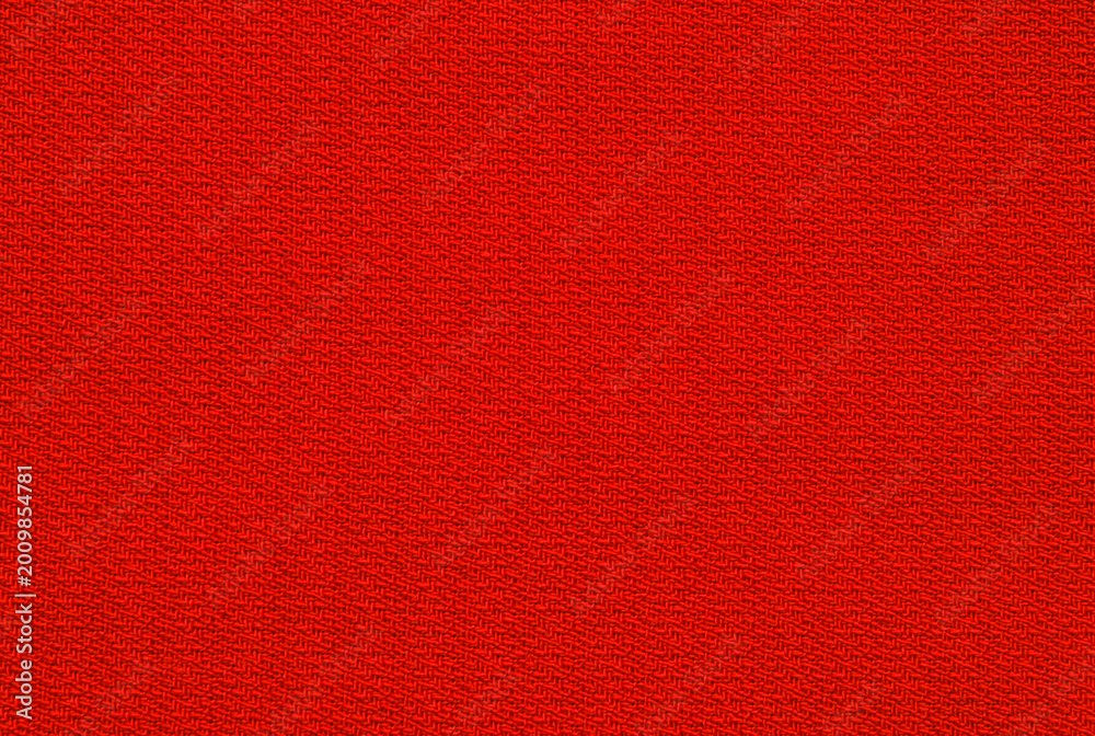 Fototapeta premium Red Boucle Fabric Texture or Background