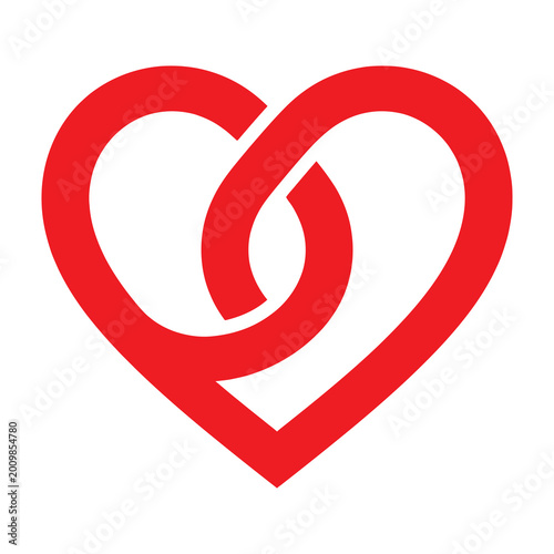 Free Download red heart symbol love icon - GFXLoad