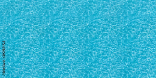 Cuadro en lienzo A clear turquoise swimming pool water surface creates an abstract liquid texture